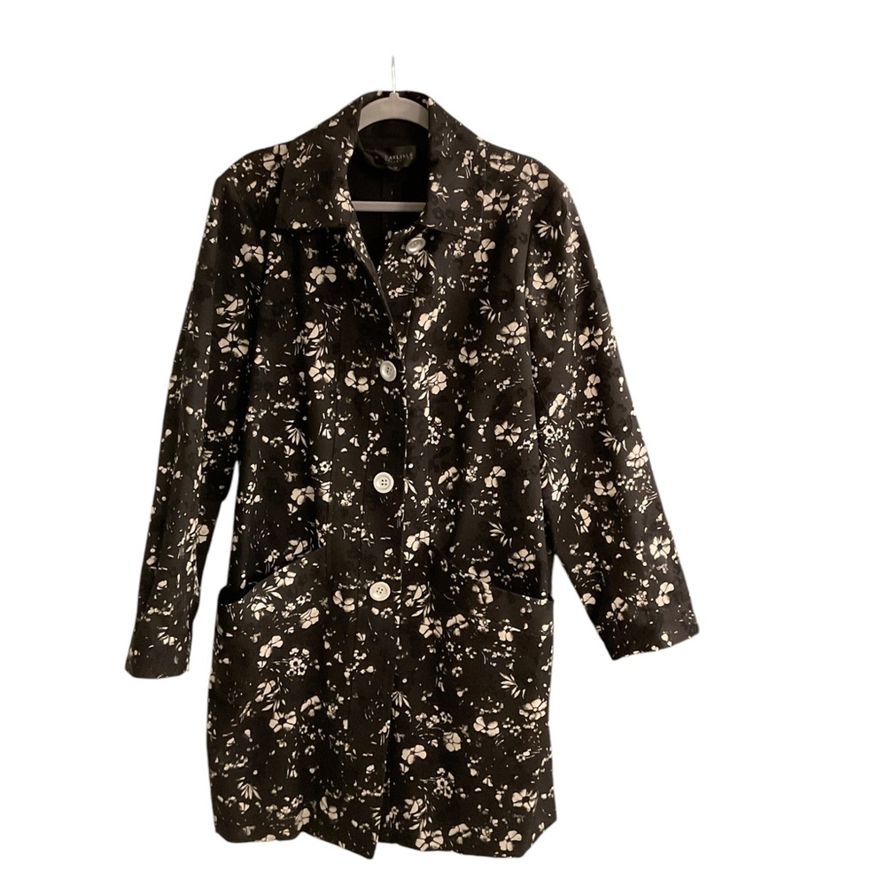 Carlisle Collection plus Sz floral jacket coat Sz 18